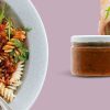 Bio-Linsenbolognese (1/2 Liter) mit Bio-Vollkorn-Reis-Fusilli – Bild 2