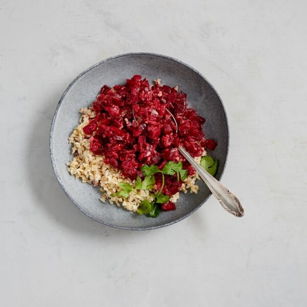 Bio-Rote-Bete-Ragout mit Vollkornreis (1 Liter)