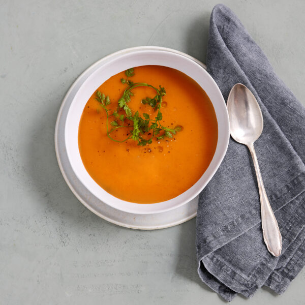 Bio-Karotten-Kamillen-Kraftsuppe (1 Liter)