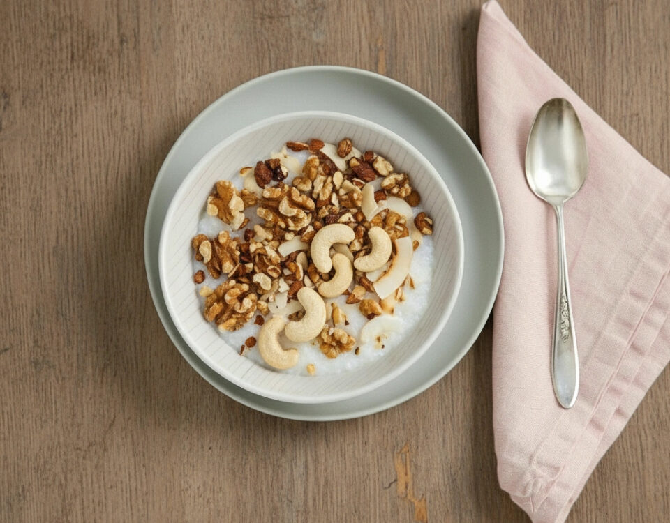 Gesundes Wochenbettessen - Reis Congee von Mothers Finest für das Wochenbett