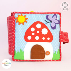 Quiet Book Jolly Designs für Feinmotorik bei Babys und Säuglingen im Familienalltag